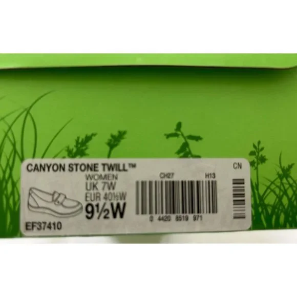 Women's Grasshoppers Casual Slip On Loafer Shoes 9.5 W Canyon Stone Twill - Picture 4 of 11